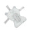 Soft Baby Bath Support Cushion - Light Blue Star Pattern, Breathable, Adjustable 16