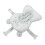 Soft Baby Bath Support Cushion - Light Blue Star Pattern, Breathable, Adjustable 9
