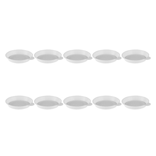 10 Unidades Drenagem Para Planta Plástico 8,2 Cm