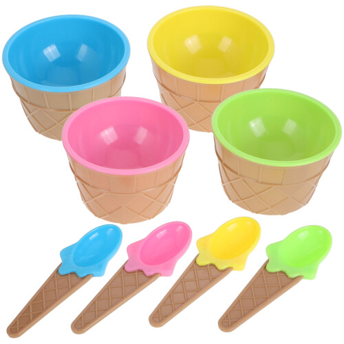 4 Set Smörhinkar I PP För Glass Muffins