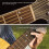 2Pcs Gitarr Stickers Greppbräda Not Karta för Nybörjare 11
