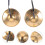 Set Cymbal Bell Perkussionsinstrument Finger Tingsha 4