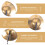 Set Cymbal Bell Perkussionsinstrument Finger Tingsha 10
