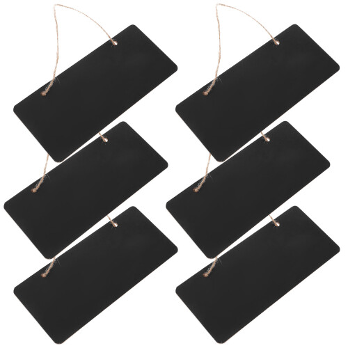 6Pcs Skrivtavla Pendants Prisbrickor Dekorativa