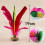 10Pcs Colorful Shuttlecock With Goose Rubber Foot 3