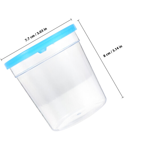 1 St Reptilmatningslåda Mini Sköldpaddstank Transparent 1