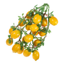 5Pcs Simulerade Citronsträngar Konstgjorda Hängande Frukter