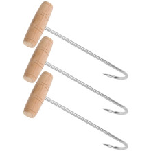 3Pcs Rostfritt Långa Skohorn För Ta På