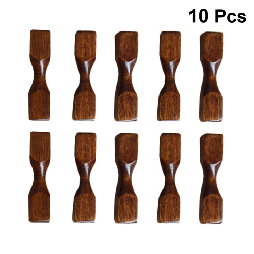 10Pcs Japansk Hantel- Trästav Ställning För 2