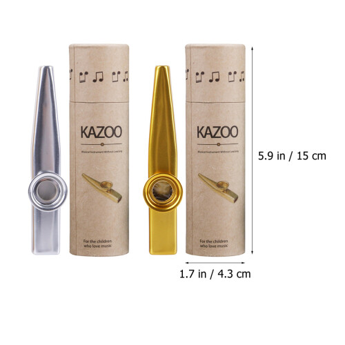 1 Set Hållbara Kazoos, Professionella Gitarrkazoos För Musikälskare 1