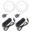 2Sets Professionele Luchtpomp Aquarium Wit 3