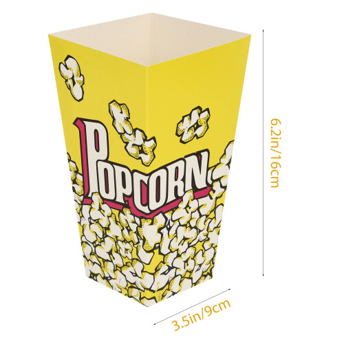 100 Pcs Popcornlådor Pappershållare För Fester 2