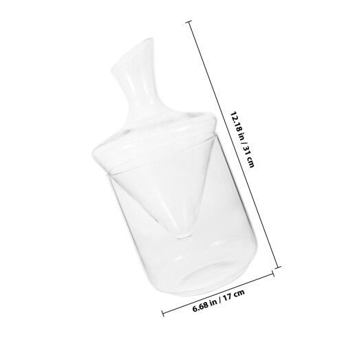 1 Stycke Klassiskt Röttvinskaraff Transparent 1