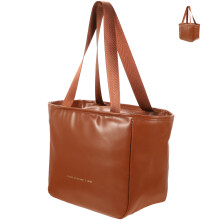 1PU Lunch Bag Dames Geïsoleerd Koffie Kleur Draagbaar En Stijlvol
