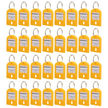 50Pcs Nyckelbrickor Med Delade Ringar