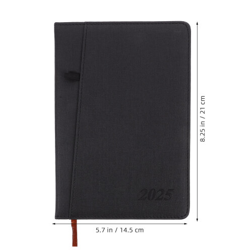 Daily Planner Notebook 2025 Kontorsanteckningsbok A5 1
