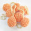 3Pcs Badsvamp Bikakformad Duschborste Orange 9