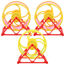 3Pcs Hamster Springhjul Husdjurslek