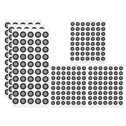 6 Ark Skanningsspår Reflektionspärar 3D-skanner Referensmarkörpunkter