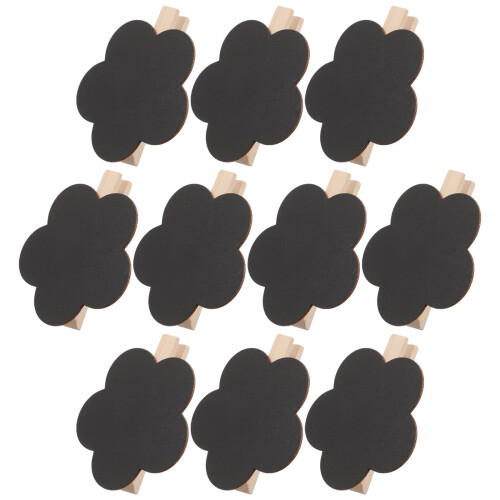 10Pcs Bräd Klamrar, Mini Meddelande Skyltar