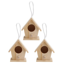 3Pcs Simulation Fågelnäste Minifågelnästen Ornamenter