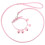 - Och Katt Halsband Med Dragrem, Lederlina, Ringklocka (Rosa M) 11