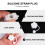 2Pcs Fint Sugrörstipslock Silikonplugg För Sugrör (Vit ) 8
