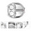 1Stk Kinder Lunch Compartments Tray 304 , Geteilt, Silber 3