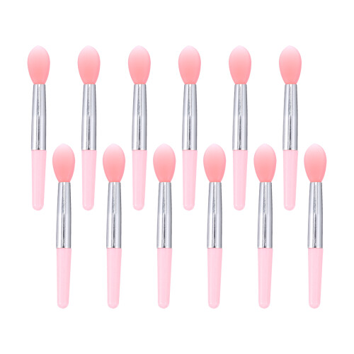 12Pcs Silikon Läppborstar Applikator Kosmetisk Borste Set