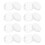 20Pcs 3G Cosmetic Cream Jar Container För Ansiktskräm Lotion 9