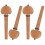4Pcs Peças Reposição Para Cavalete De Violoncelo 5