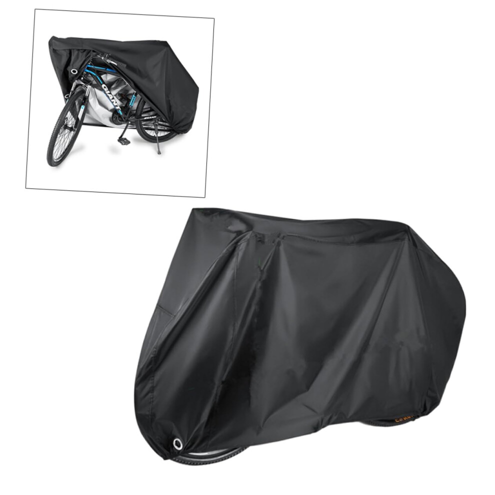 190T Nylon Motorbike Cover Rainproof Outdoor Bike Cover For Scooter And Motorcycle With Elastic Bottom Storage Bag 9105992357604