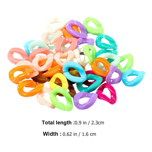150 Pcs Clip Plástico Diy Para Colares E Artesanais 1