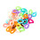 150 Pcs Clip Plástico Diy Para Colares E Artesanais 4