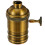 Vintage Bulb Holder Goudkleurige Aluminium Edison Fitting 1