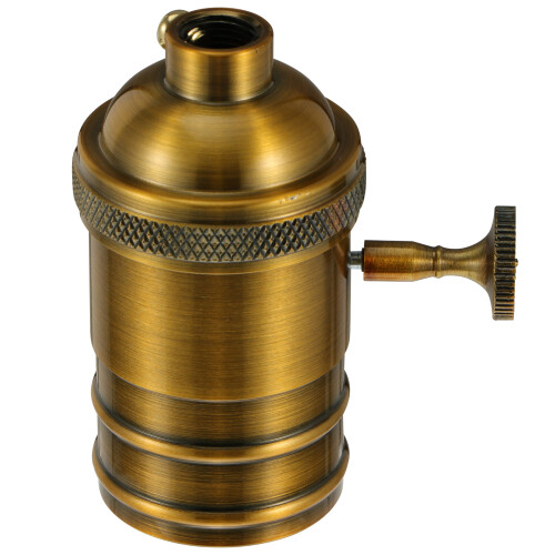 Vintage Bulb Holder Goudkleurige Aluminium Edison Fitting