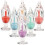 6Pcs Glasflaskor För DIY Läppglans, Läppstift, Läppbalsam (5 Ml) 1