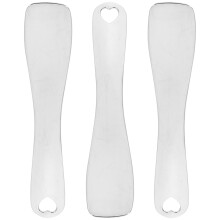 3Pcs Zinklegering Ögonskonskedar Möttrighetslindring Skönhetsverktyg