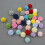 120Pcs Pompom Boll DIY Hår Bröllopsklänning Sy Tillbehör 2