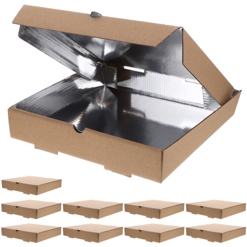 10Pcs Tjockare Pizzalåda För Takeaway Servering