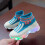 1 Par Ljusdioder Sneakers Andningsbara Luftnätströjor För Barn 7