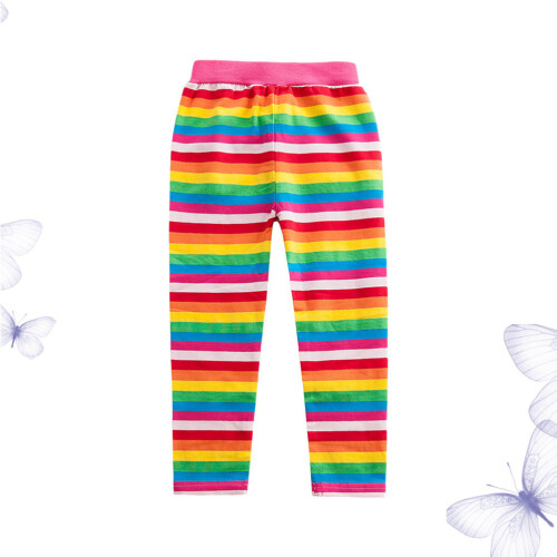 Regnbågsleggings Höst Täta För Barn 120 cm 2