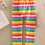 Regnbågsleggings Höst Täta För Barn 120 cm 2