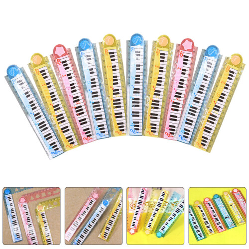 20Pcs Vikbara Räta Linjaler, Multifunktionell Barnlinjal 2