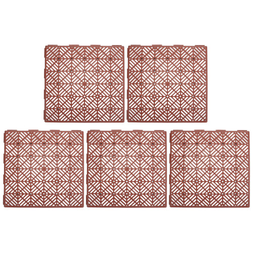 5Pcs Anti-Slip GolvMattor