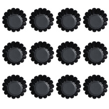 12Pcs Förstärkt Kolstål Minipajbråd Muffinsformar