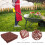 5Pcs Anti-Slip GolvMattor 10