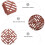 5Pcs Anti-Slip GolvMattor 8