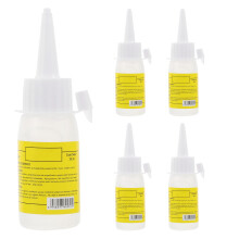 5Pcs Plastlimflaska Med Applikator Droppflaskor