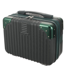 Handheld Cosmetic Storage Box Draagbare Groene Koffer